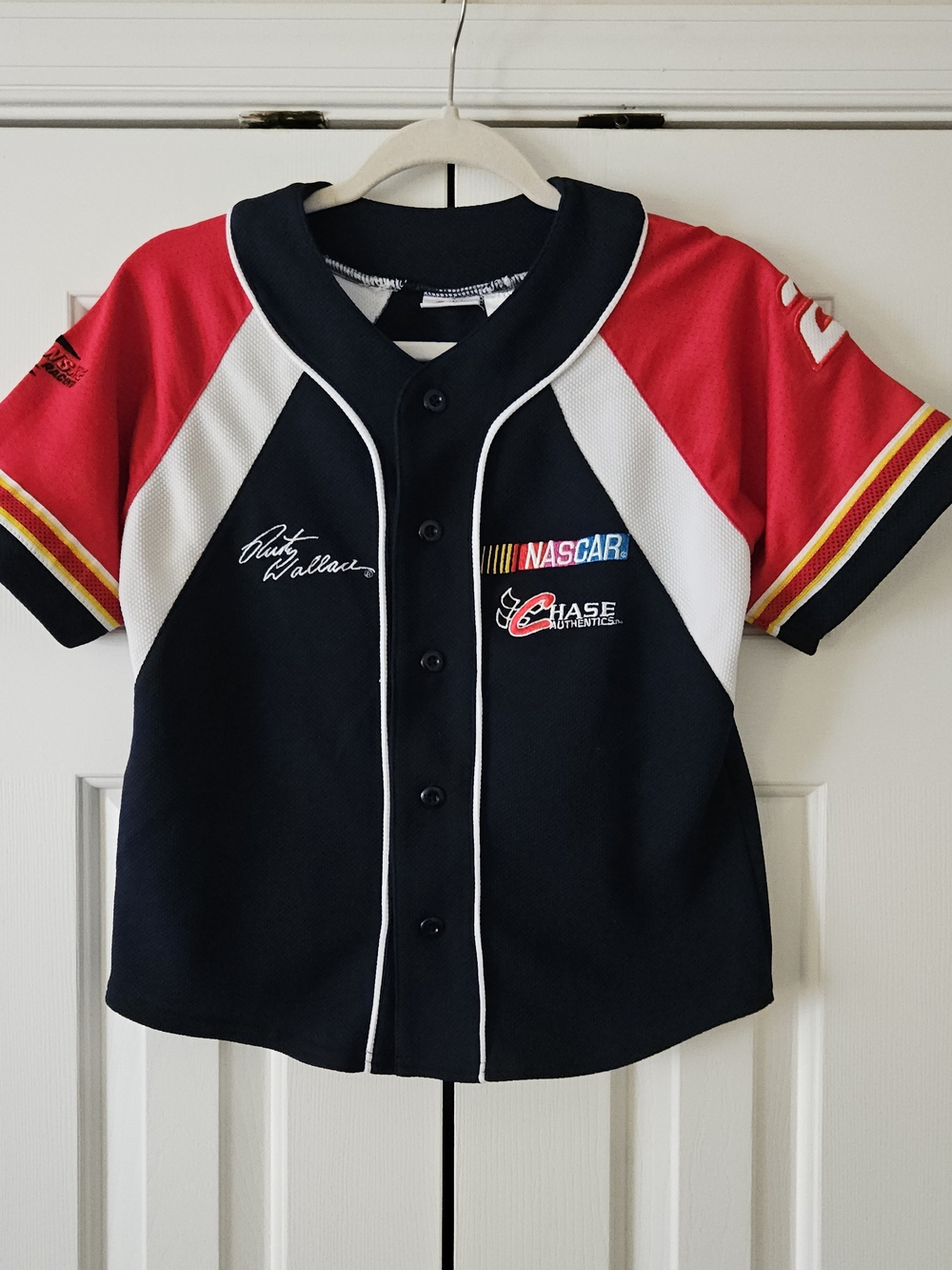 Competitors View Rusty Wallace #2 Penske Racing NASCAR Boys Youth Jersey S 8-10